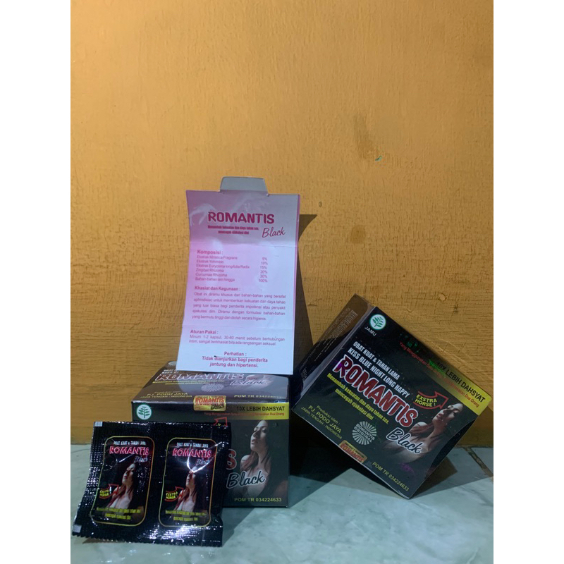 

Kapsul ~ROMANTIS BLACK~ original 100% || Terlarisss