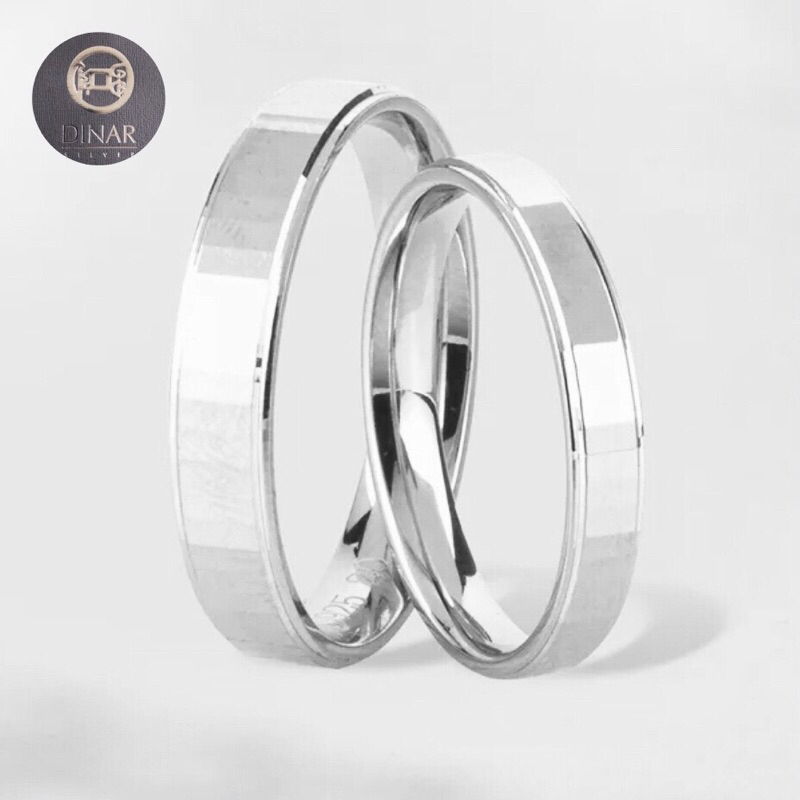 CINCIN NIKAH PERAK ASLI 925-DINAR JEWELRY