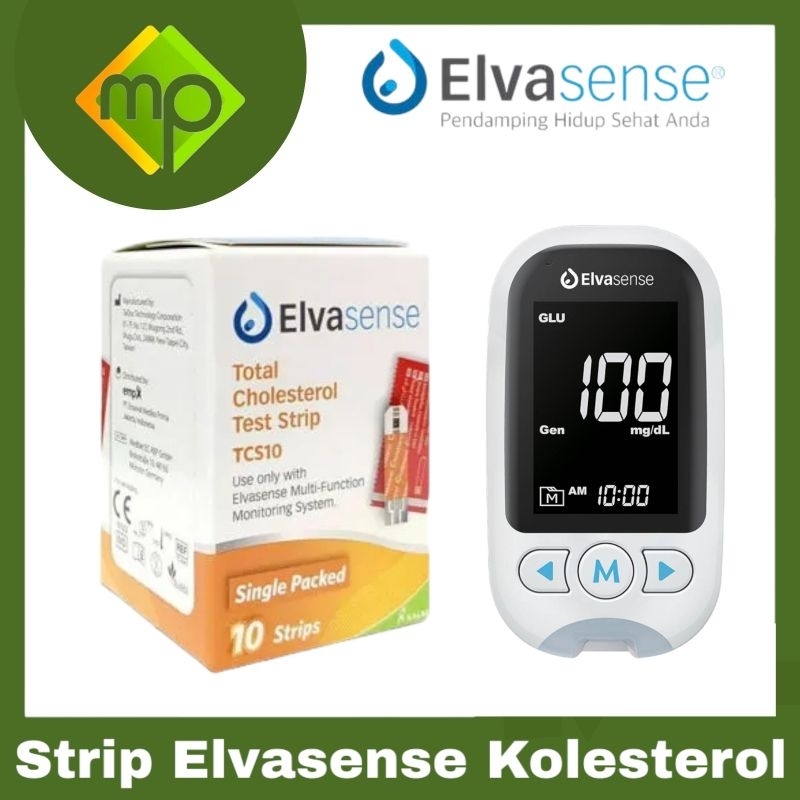 Strip Elvasense Kolesterol  Isi Ulang Elvasense Kolesterol  Refill Elvasense Kolesterol