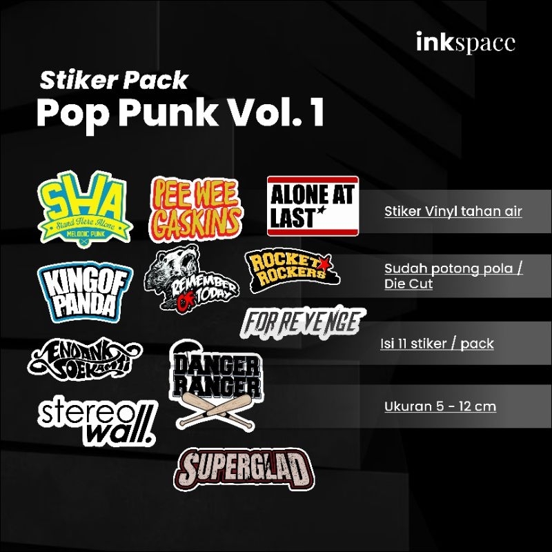 

Sticker Pack Band Pop Punk Indo Vol.1