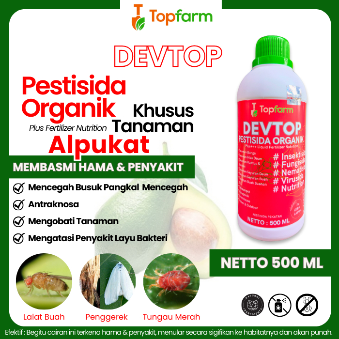 Termurah Obat Hama Alpukat / Obat Jamur Pohon Alpukat / Obat Jamur Akar Alpukat / Obat Bercak Daun