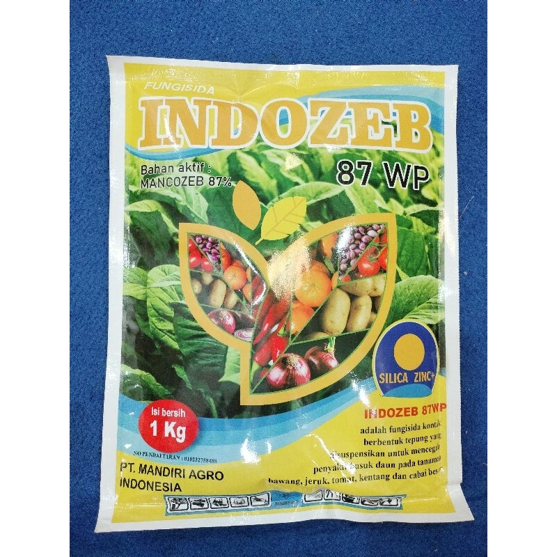 

Indozeb 87wp 1kg Fungisida Mancozeb Kuning Ampuh Atasi Jamur Tanaman