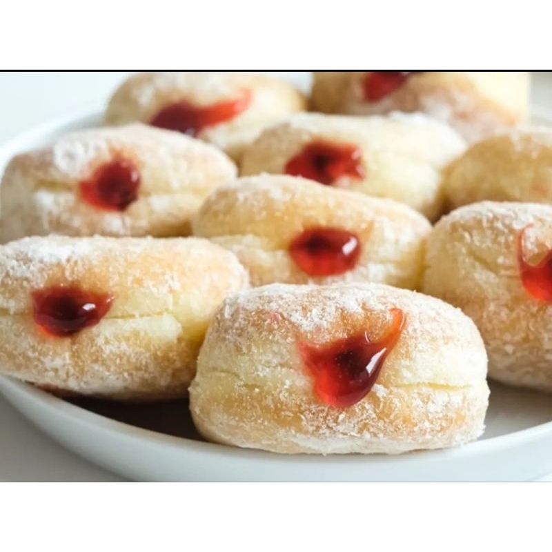 donat bomboloni strawberry