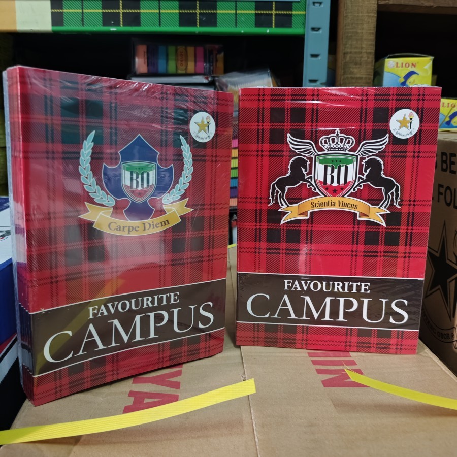 

Buku Tulis Favorite Campus Bintang Obor 36 Lembar (1 pak / 10 pcs)