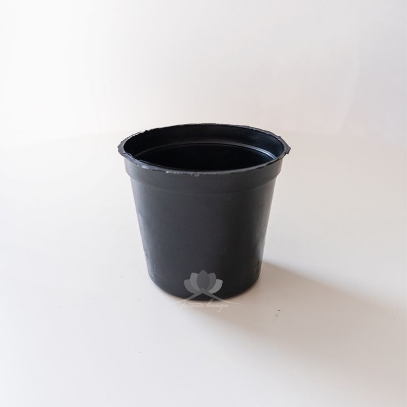 POT PLASTIK HITAM 8 CM