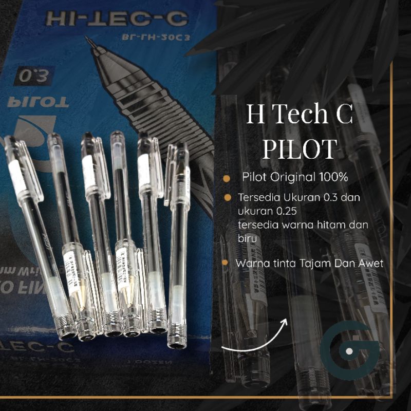 

PEN H TECH C 0.3,pen h tech c 0.3.pulpen PILOT H TECH C 04 BIRU DAN HITAM