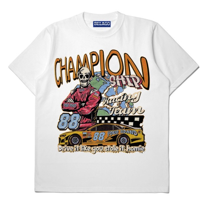 Belago Apparel - T-shirt Nascar Champion 88 Vintage Tees