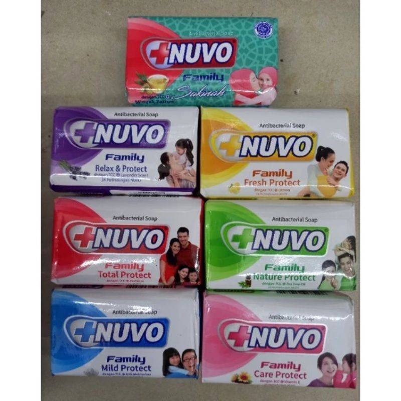Nuvo sabun batang all variant (6pc)