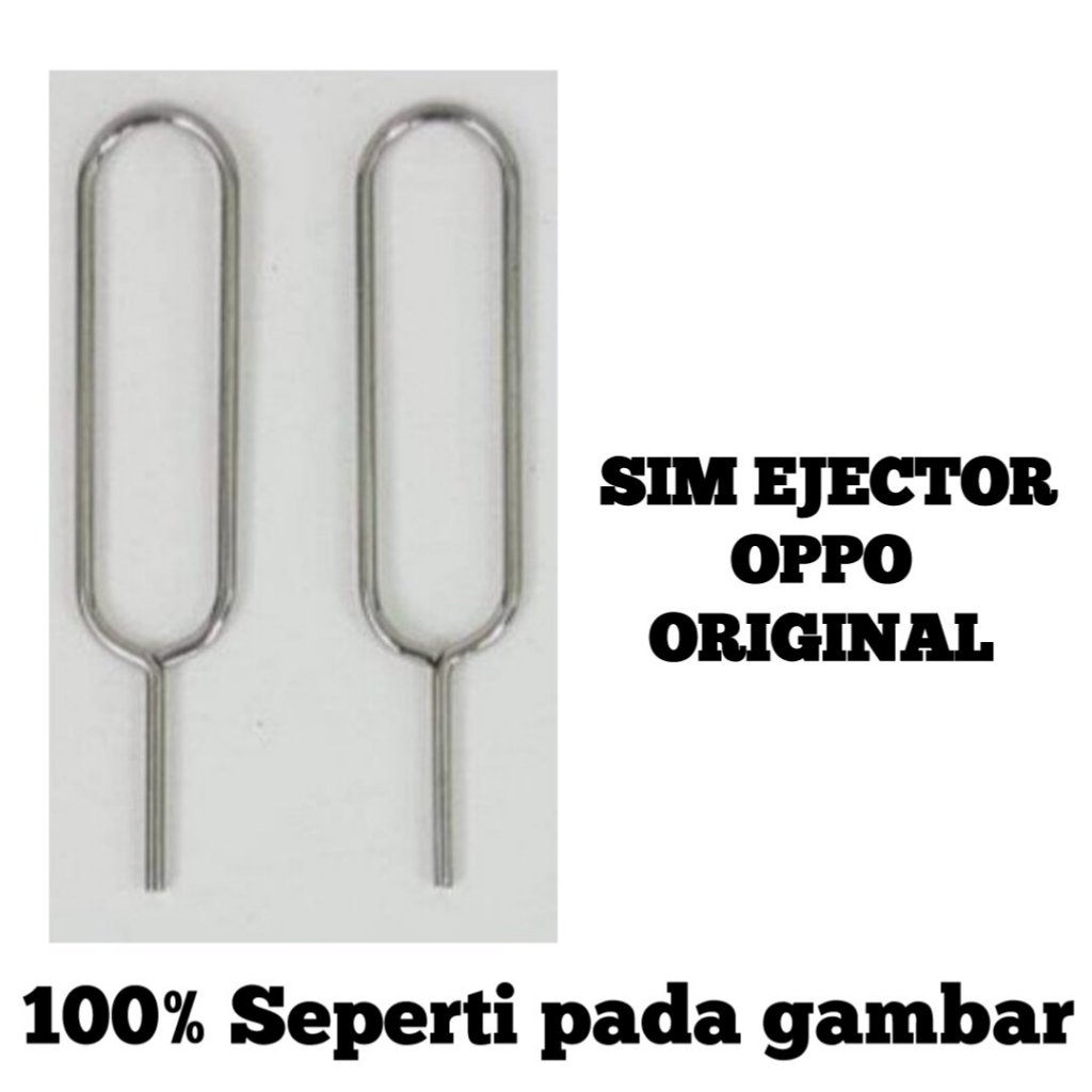 Model ORIGINAL OPPO RENO [ Tusukan Jarum ] Bentuk!! Jarum Tusuk an SIM INJECTOR/Pembuka SIM/Card Mem