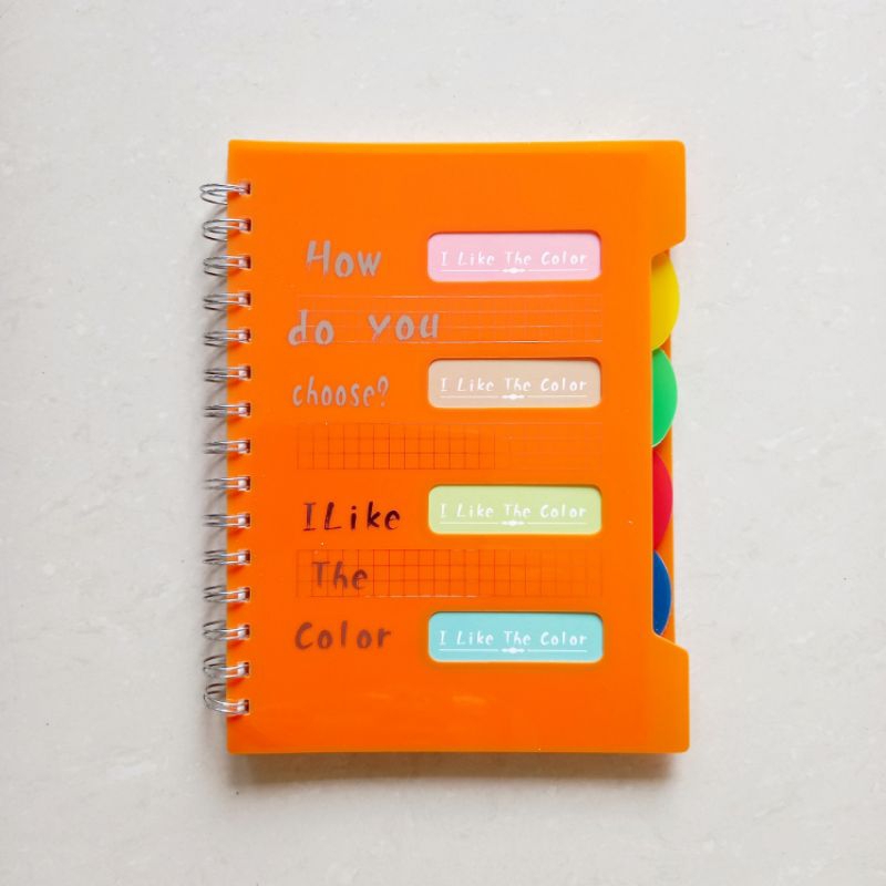 

[ PIECE ] Buku Catatan Spiral Notebook Notepad Bindernote Kuliah A5 Index