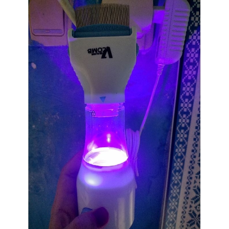 SISIR KUTU ELEKTRIK V-Comb/sisir kutu kucing/sisir kutu kepala/serbaguna/elektrik/vacum kutu