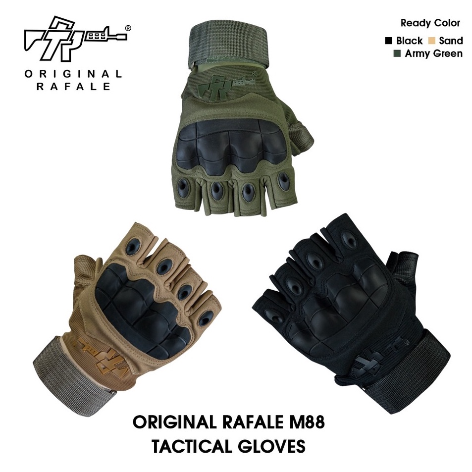 Kualitas Terupdate  SARUNG TANGAN TACTICAL ORIGINAL RAFALE M88