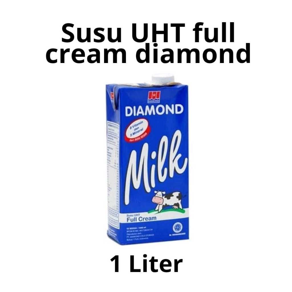 

Susu Diamond UHT Full Cream Kemasan 1 Liter