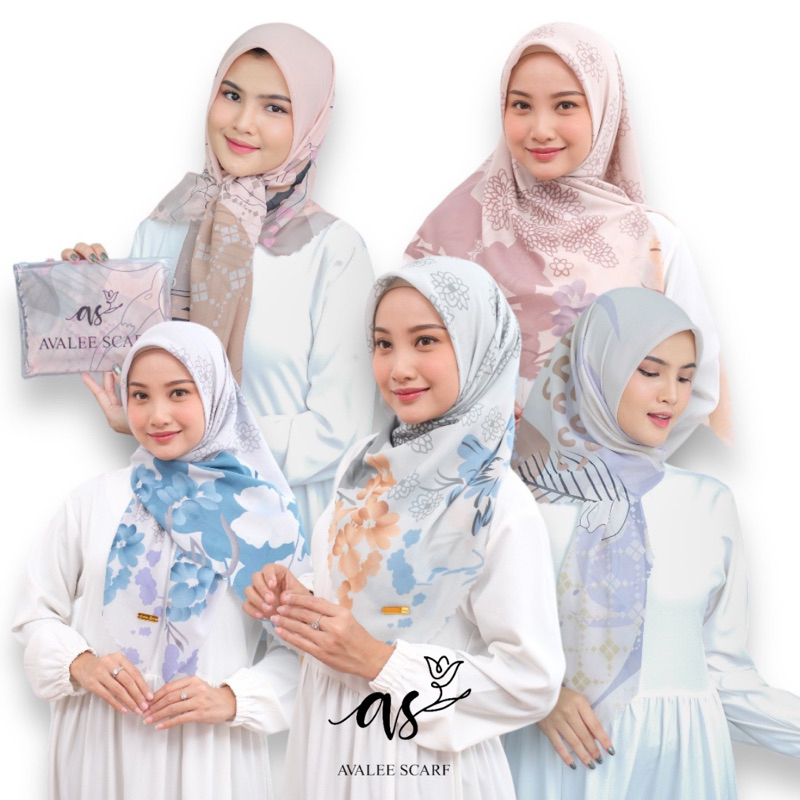 AVALEE SCARF LIDIA SERIES TAMIMI SERIES square hijab motif premium premium motif lasercut polycotton