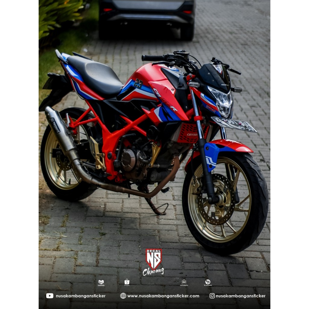 Decal Stiker CB 150 R Merah