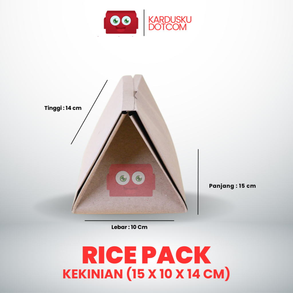 Box Bungkus Nasi Kekinian Food Ricebox / Kertas Nasi Laminasi
