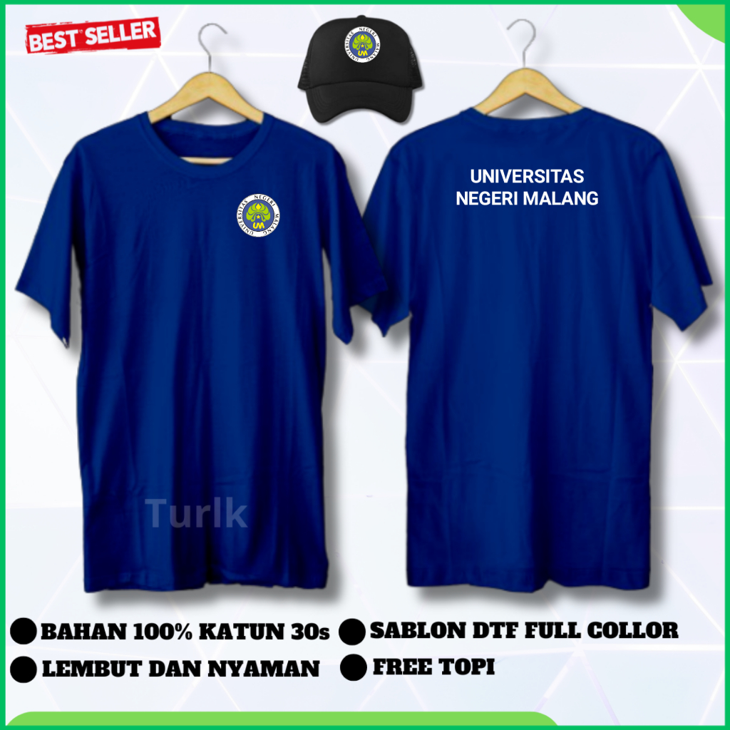 Kaos Universitas Negeri Malang Kaos Tshirt Universitas Negeri Malang