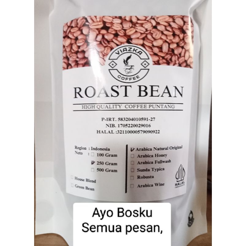 

100%origin Arabica puntang | Viazka Coffee Puntang