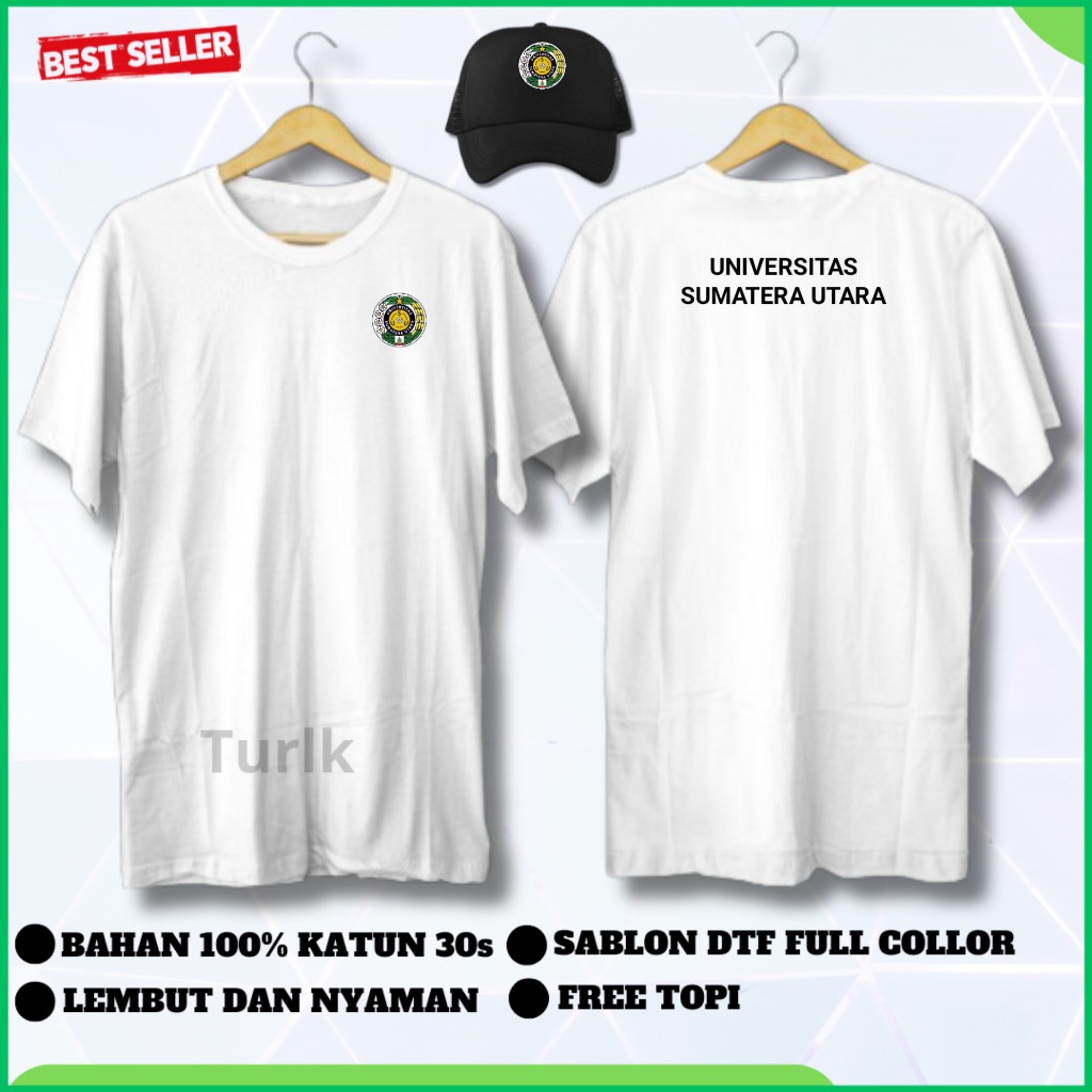 Kaos Universitas Sumatera Utara Kaos USU Kaos Tshirt USU Universitas Sumatera Utara