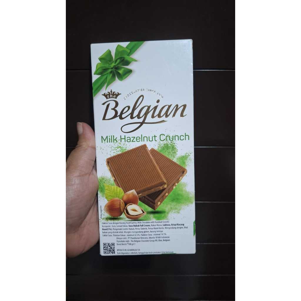 

THE BELGIAN - CHOCOLATE HAZELNUT CRUNCH 100Gr