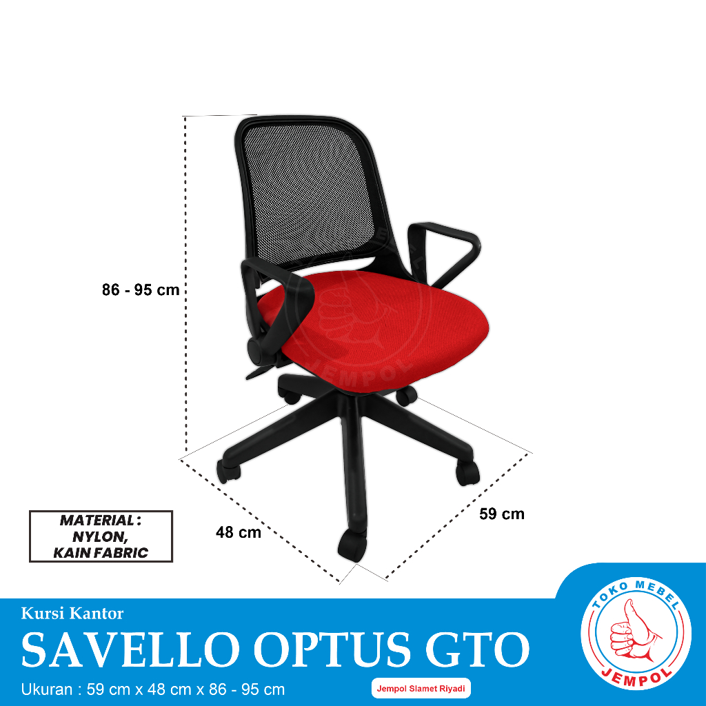 Kursi Kantor Direktur Savello Optus GTO Kursi Staff Jempol