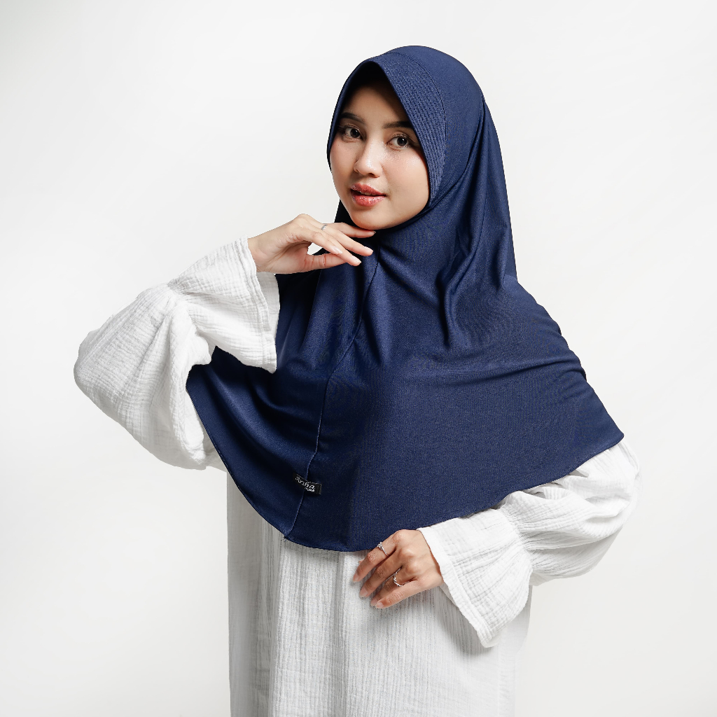 ARSHA - Hijab Bergo Instan Hamidah Biru Navy