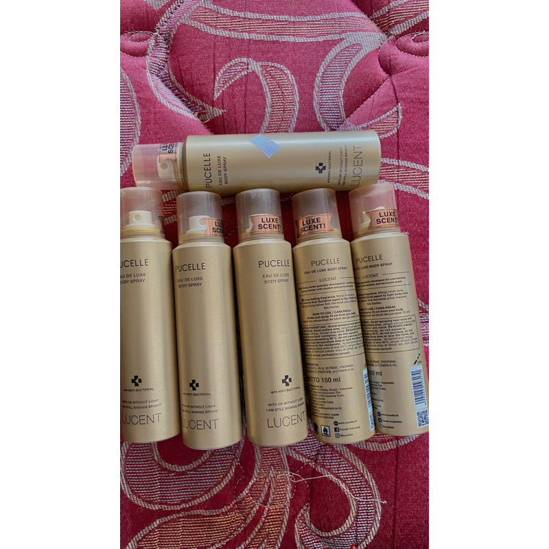 PUCELLE BODY SPRAY LUCENT GOLD
