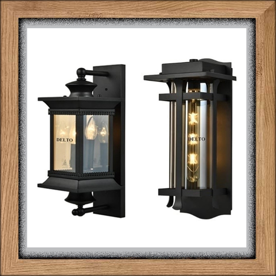 lampu dinding taman premium outdoor waterproof garden vintage retro industrial classic modern minima