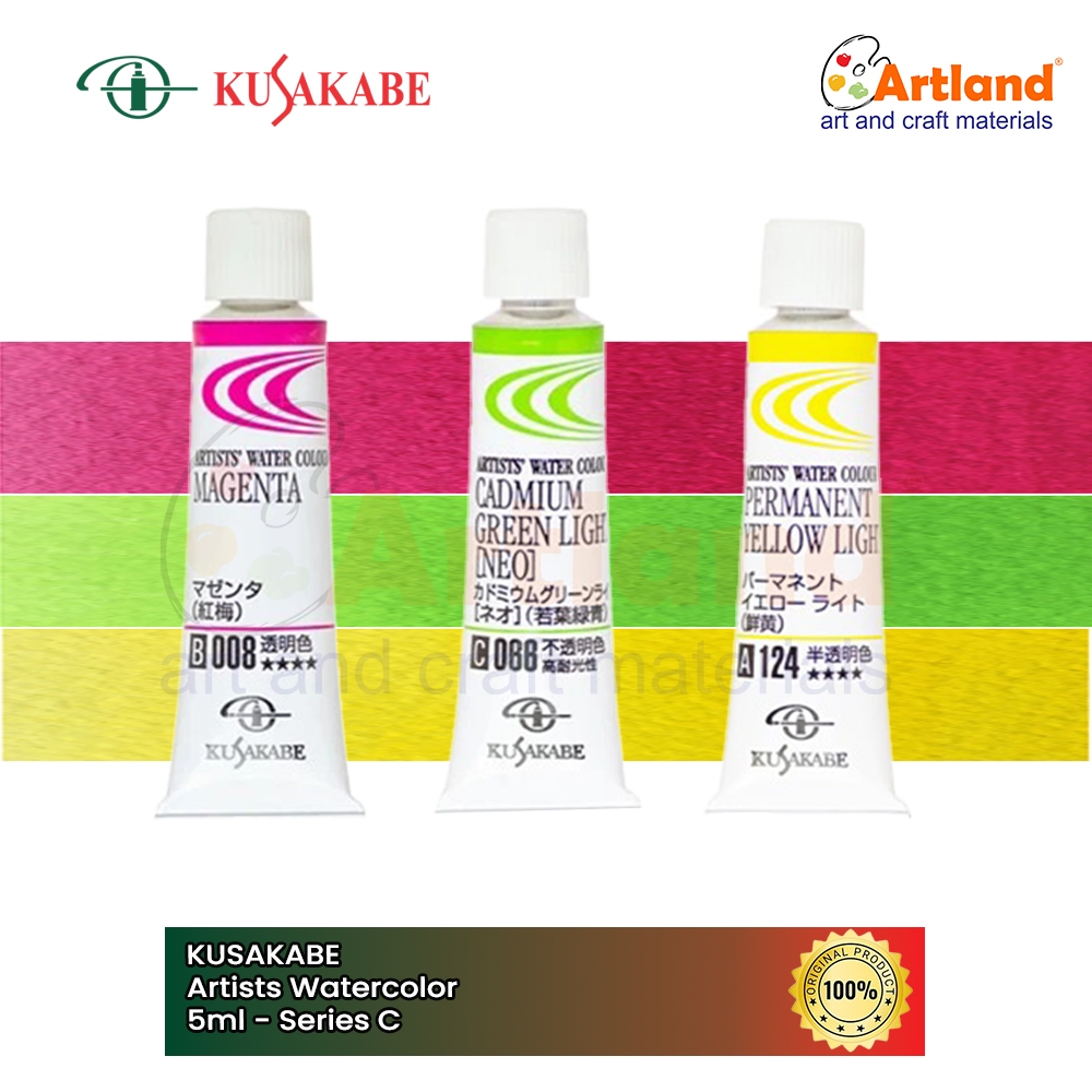 

Kusakabe Artists Watercolor 5ml - Series C