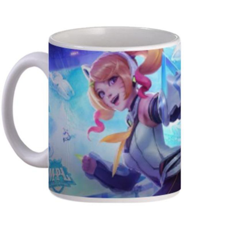 GRANDSALE Mug Mobile Legend Wanwan Hero Mug Polos Premium