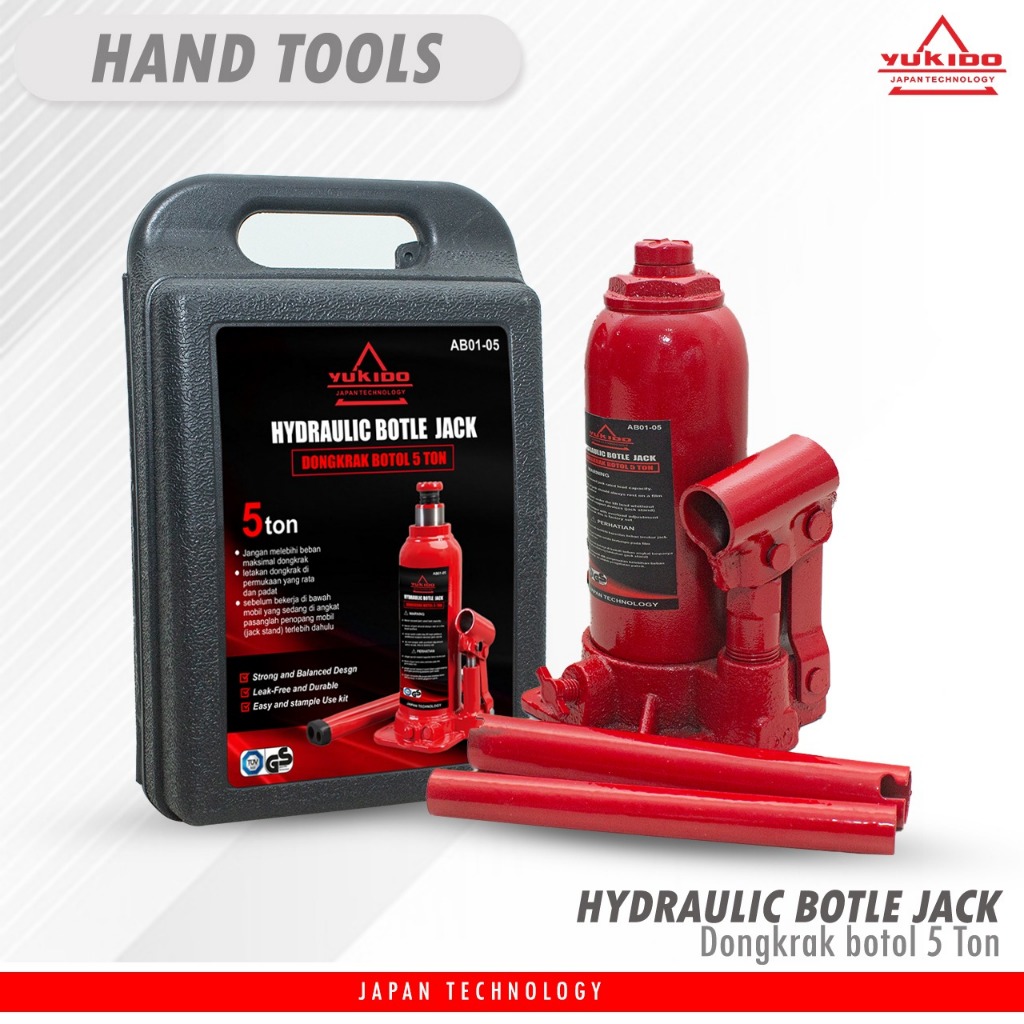Dongkrak Ples Koper  Dongkrak Botol 5 ton, 3 ton & 2 Ton Mobil Universal Kuat Murah SUV Sedan
