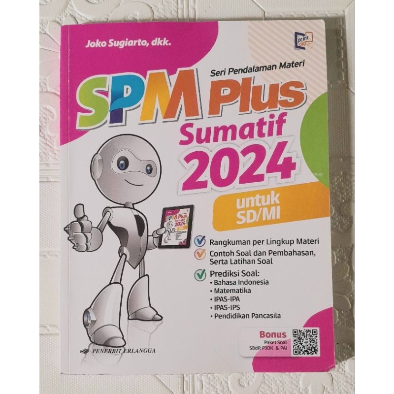 

Seri Pendalaman Materi SPM Plus Sumatif 2024 SD/MI Erlangga
