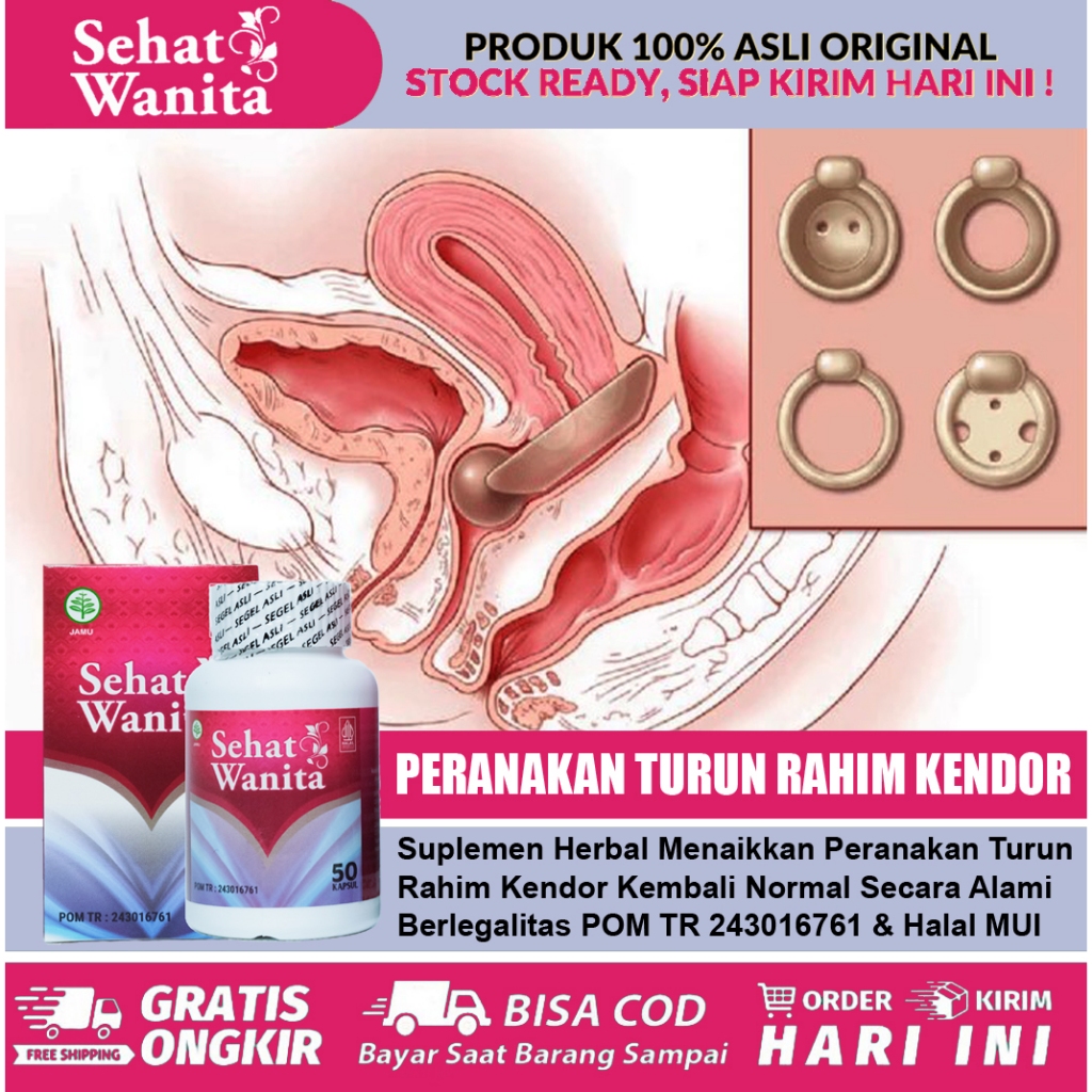 Obat Turun Peranakan Obat Rahiim Turun Peranakan Pada Wanita Kendor Sehat Wanita BPOM