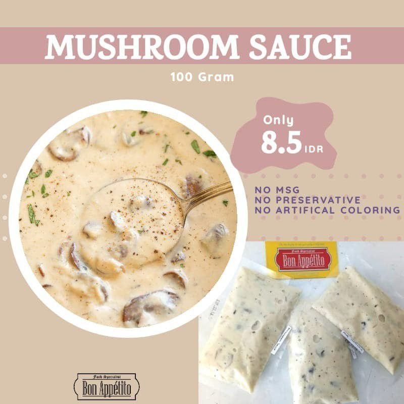 

Mushroom Sauce / Saus Jamur / Ready to Eat