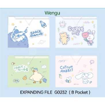 

map expanding file harmonika wengu 8 sekat kode g 0232 a4 untuk les kantor sekolah anak dewasa ( bebek/astronot / rabbit / cute 100 persen)