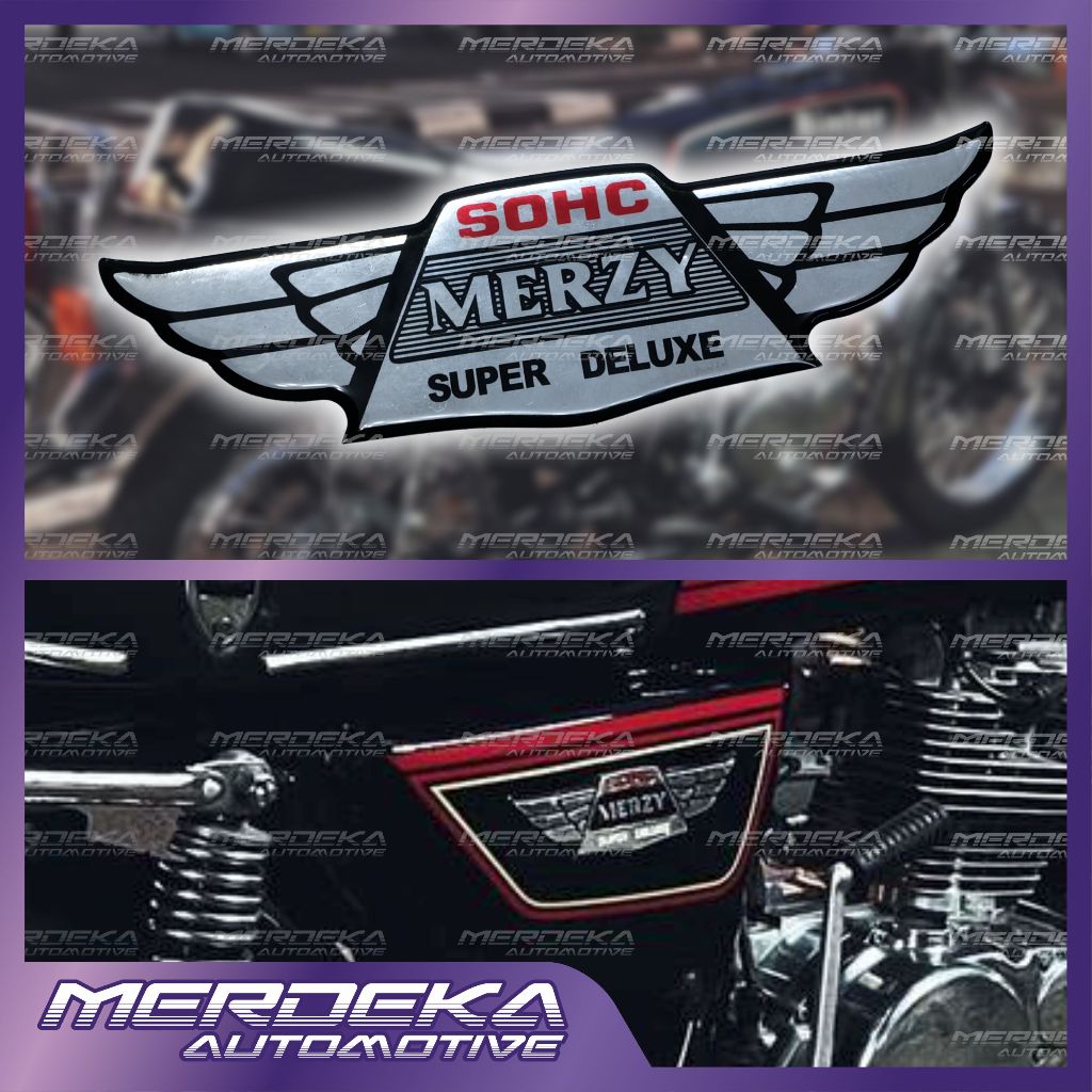 emblem box aki binter merzy | emblem timbul sayap binter merzy