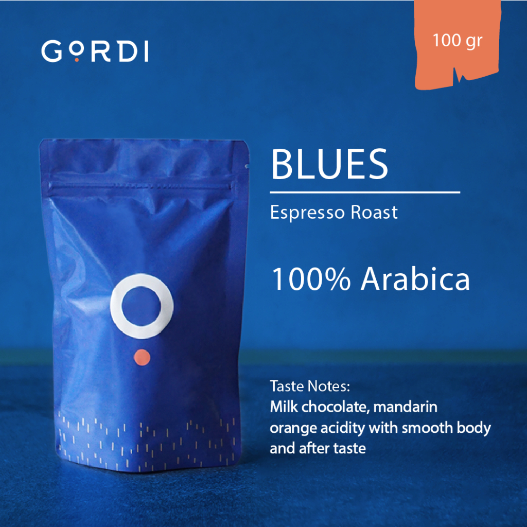 

Gordi Espresso Blend 100% Arabica Biji Kopi-Blues - 100gr