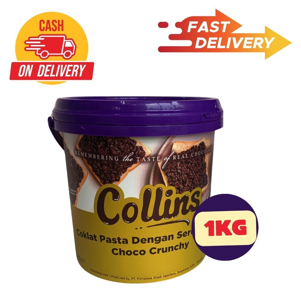 

Collins Pasta Dengan Sereal Beras Choco Crunchy BESAR 1 Kg Exp Agustus 2026 PROMO HALAL