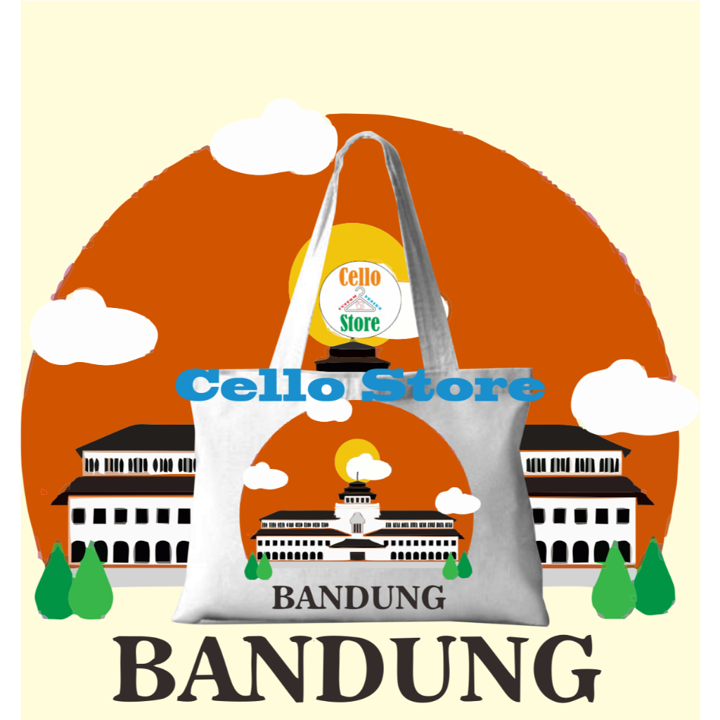 Tas TOTEBAG OLEH OLEH BANDUNG INDONESIA