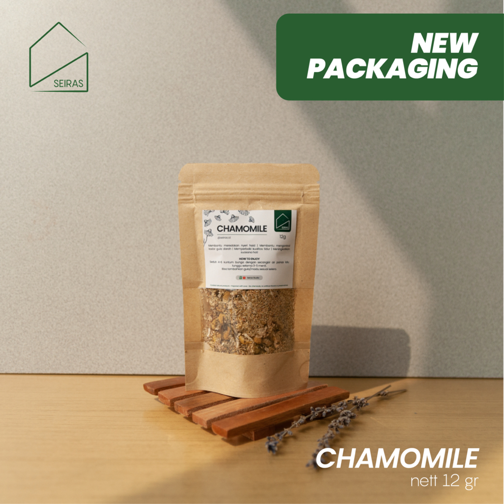 

SEIRAS | Loose Tea | Teh Bunga Kamomil | Chamomile Flower Tea - 12 gr