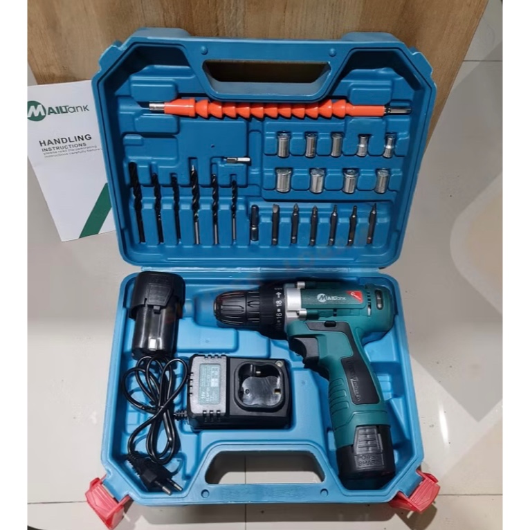 MAILTANK 18 VOLT SH189 MESIN BOR CAS BATERAI TEMBOK CORDLESS DRILL 18V