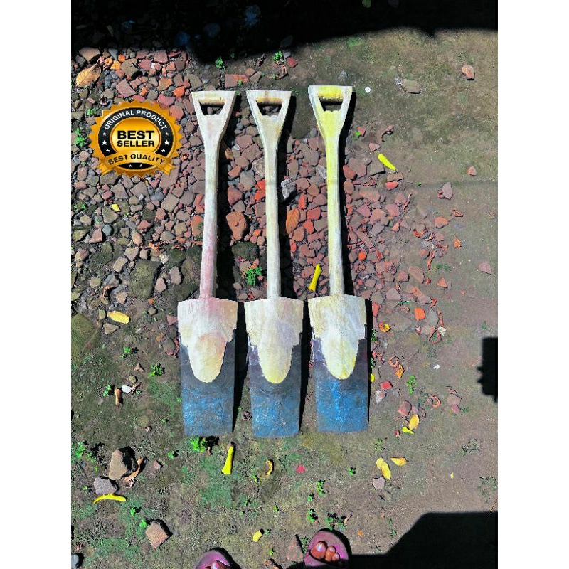 Lempak Sekop Jawe Gali tanah saluran air tanaman Baja Anti Lengket