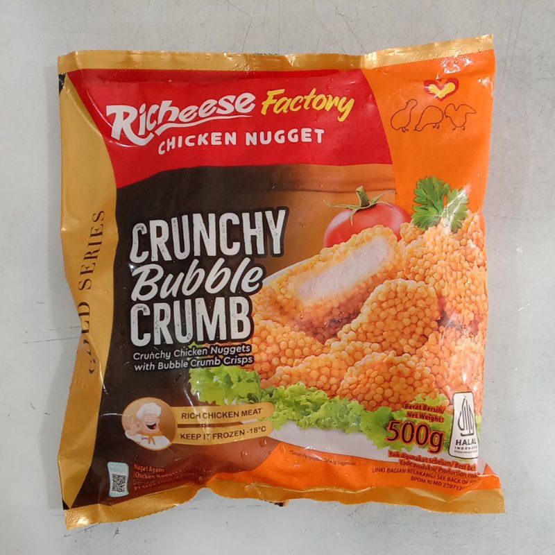 

NEW/Nugget Richeese Factory Crunchy Bubble/Gold Series 500g