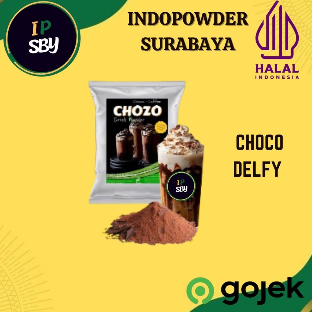 

IDPSBY | Minuman Coklat rasa CHOCO DELFY 1Kg | Bubuk Minuman Coklat rasa CHOCO DELFY | CHOCO DELFY Powder 1Kg | 2