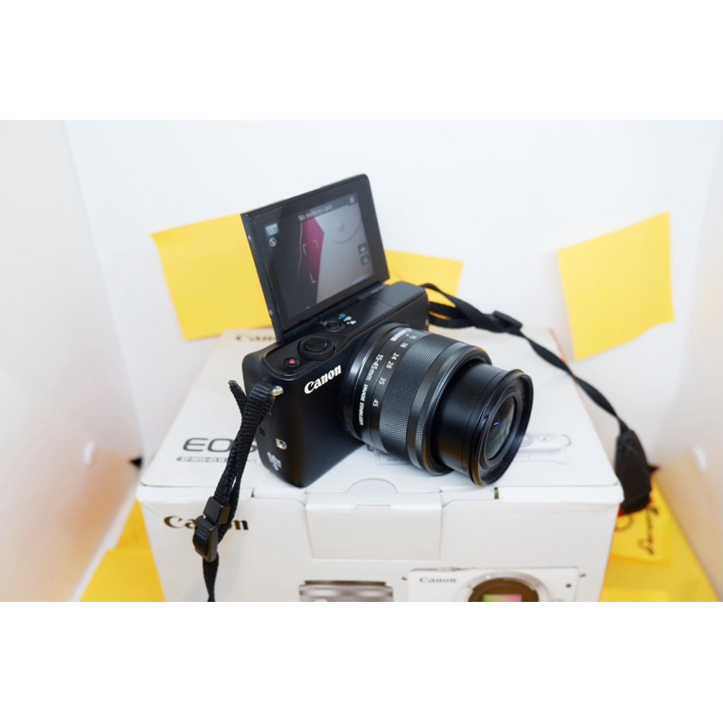 Kamera Mirrorless Canon EOS M10 Fullset - Black