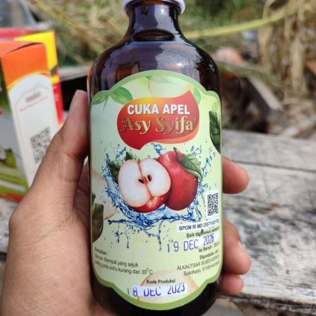 

Cuka Apel Asy Syifa Premium 250ml With Mother