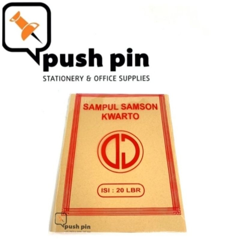 

Sampul Samson Kwarto Coklat Polos isi 20 Lembar