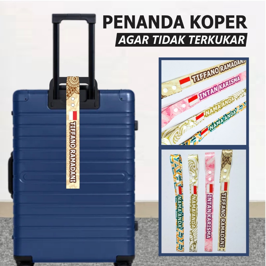 Gantungan penanda koper umroh haji travel perjalanan wisata