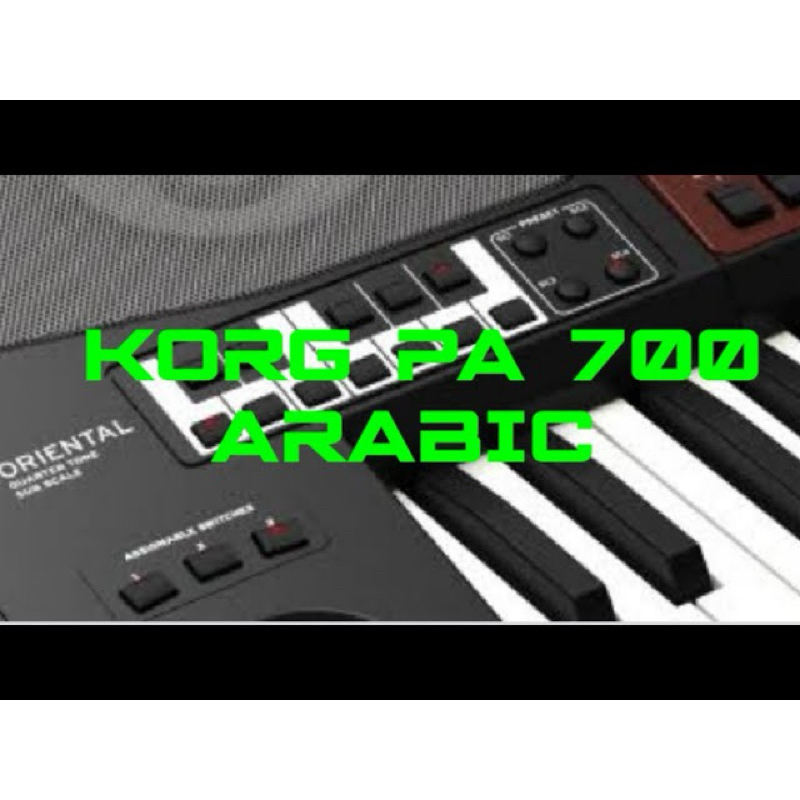 Set KORG PA 1000 PA 700 PA 4x Arabic