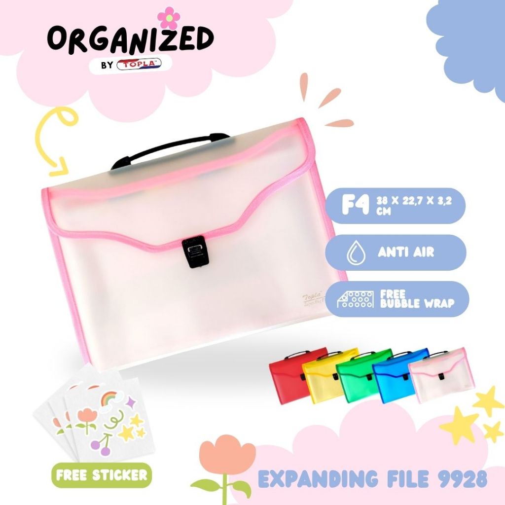 

Expanding file 9928 map dokumen harmonika file kertas dokumen organizer 13 slot ukuran folio Topla